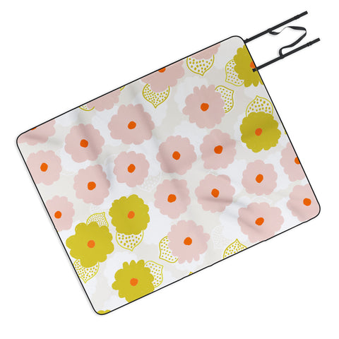 SunshineCanteen olivia flower child Picnic Blanket