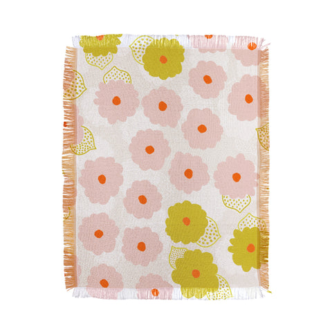SunshineCanteen olivia flower child Throw Blanket