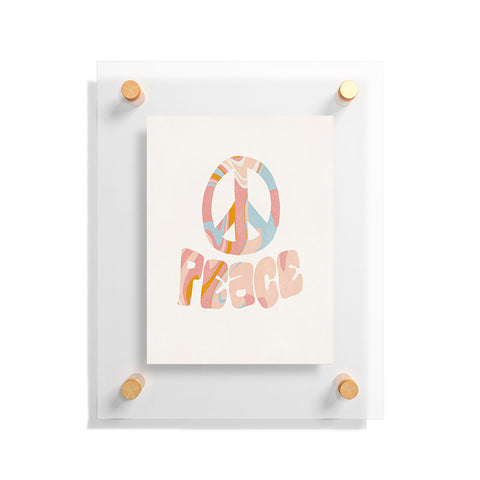 SunshineCanteen peace 3 Floating Acrylic Print