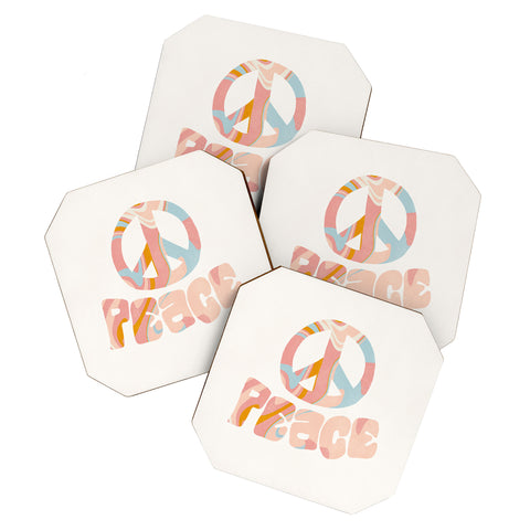 SunshineCanteen peace 3 Coaster Set