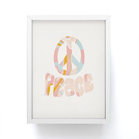 SunshineCanteen peace 3 Framed Mini Art Print