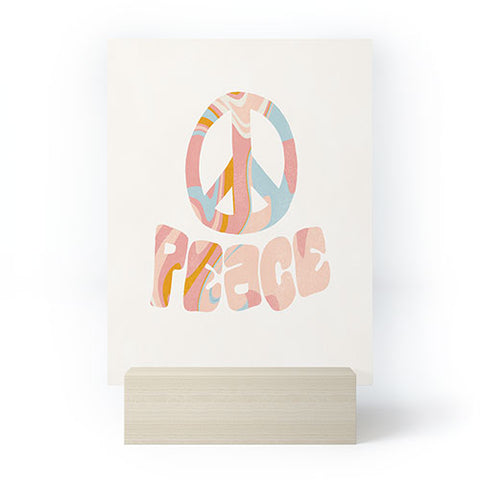 SunshineCanteen peace 3 Mini Art Print