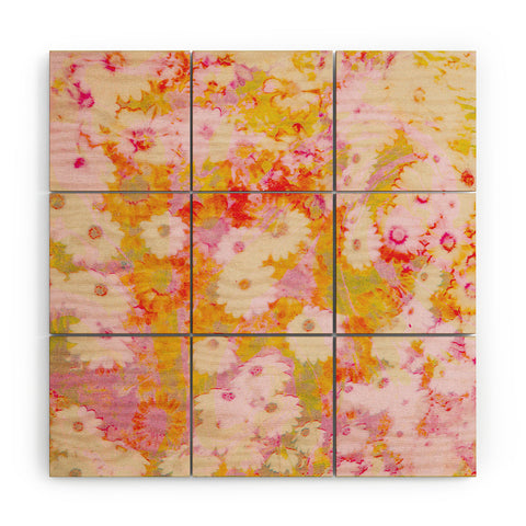 SunshineCanteen peace meadow Wood Wall Mural