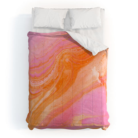SunshineCanteen pink agate gemstone Comforter