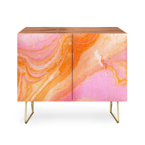 SunshineCanteen pink agate gemstone Credenza