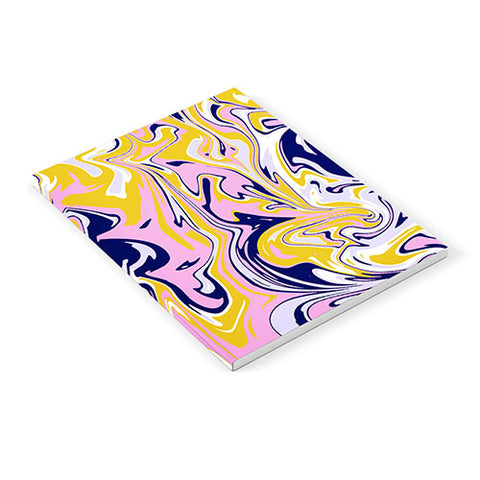 SunshineCanteen pink navy gold marble Notebook