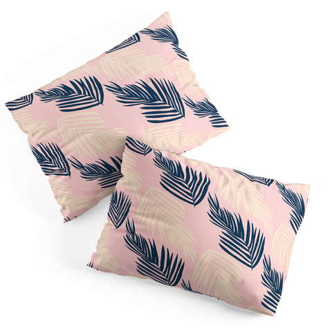 SunshineCanteen Pink Palms Pillow Shams