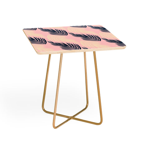 SunshineCanteen Pink Palms Side Table
