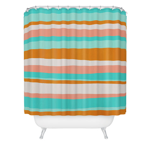 SunshineCanteen popsicles in the sun Shower Curtain
