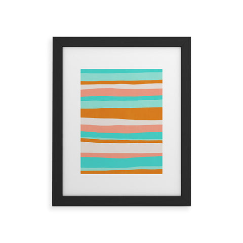 SunshineCanteen popsicles in the sun Framed Art Print