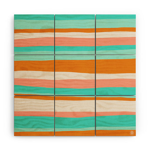 SunshineCanteen popsicles in the sun Wood Wall Mural