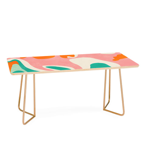 SunshineCanteen psychedelic fleurs Coffee Table