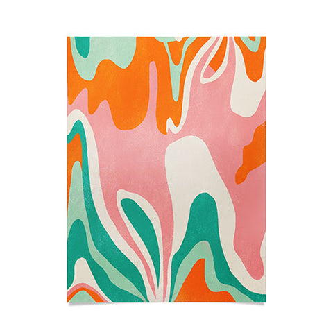 SunshineCanteen psychedelic fleurs Poster