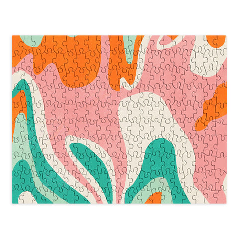 SunshineCanteen psychedelic fleurs Puzzle