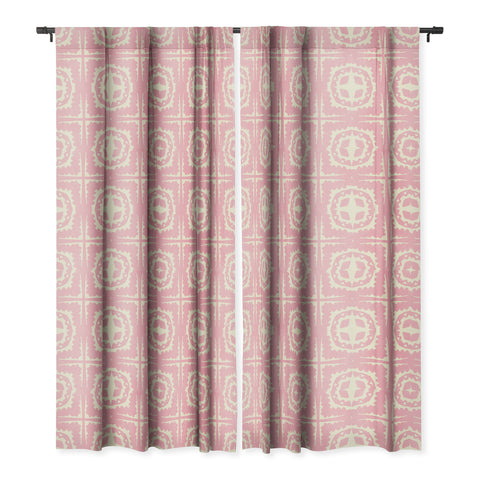 SunshineCanteen sayulita pink Blackout Window Curtain