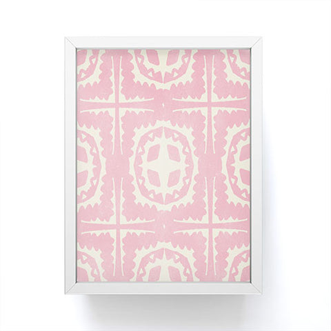 SunshineCanteen sayulita pink Framed Mini Art Print