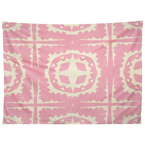SunshineCanteen sayulita pink Tapestry
