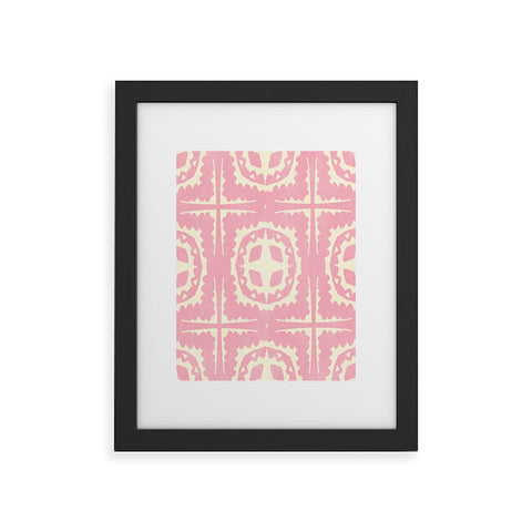 SunshineCanteen sayulita pink Framed Art Print