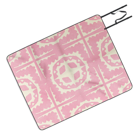 SunshineCanteen sayulita pink Picnic Blanket