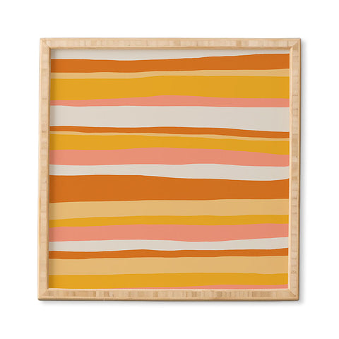 SunshineCanteen sedona stripes Framed Wall Art