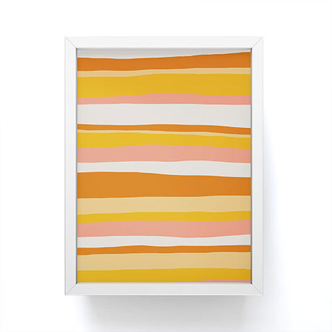 SunshineCanteen sedona stripes Framed Mini Art Print