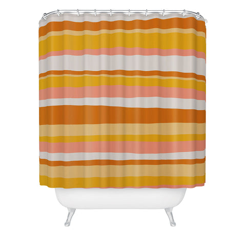 SunshineCanteen sedona stripes Shower Curtain