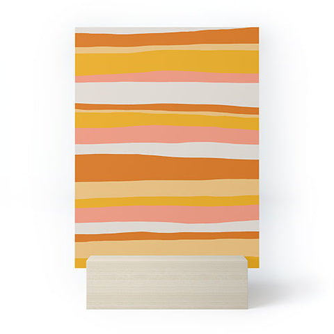 SunshineCanteen sedona stripes Mini Art Print