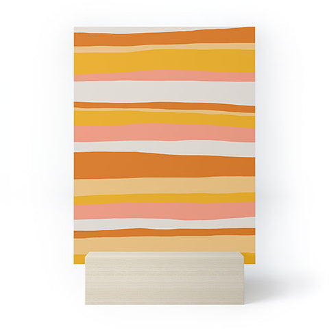 SunshineCanteen sedona stripes Mini Art Print