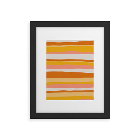 SunshineCanteen sedona stripes Framed Art Print