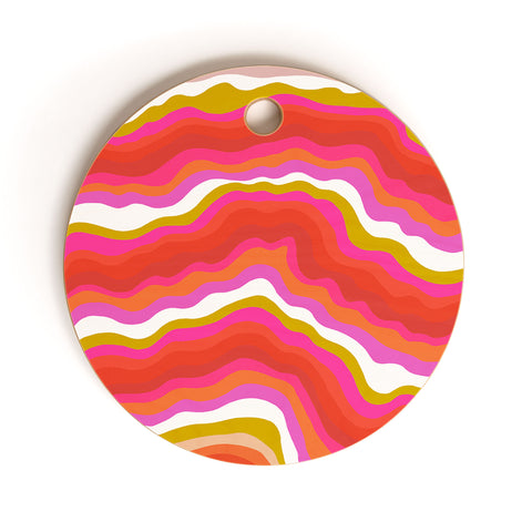 SunshineCanteen summer of love 1969 Cutting Board Round