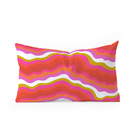 SunshineCanteen summer of love 1969 Oblong Throw Pillow