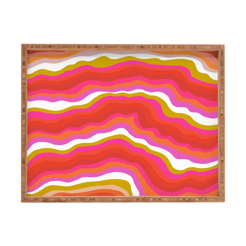 SunshineCanteen summer of love 1969 Rectangular Tray