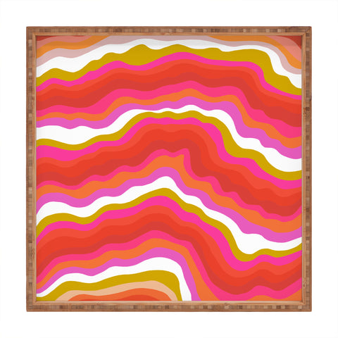 SunshineCanteen summer of love 1969 Square Tray