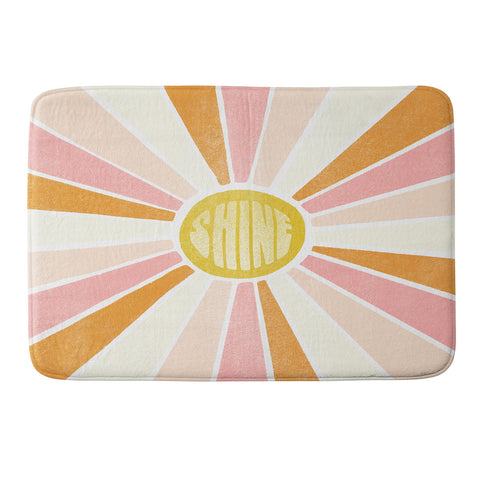 SunshineCanteen sundial shine Memory Foam Bath Mat
