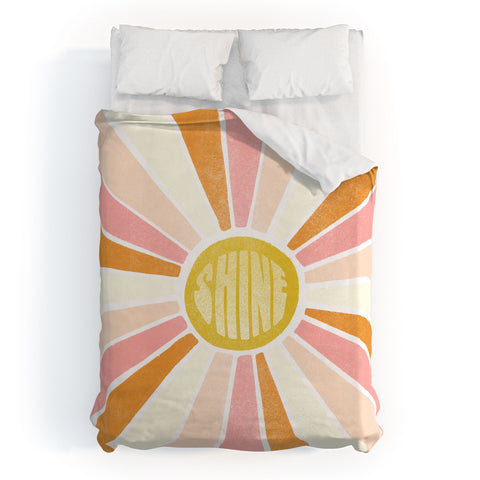 SunshineCanteen sundial shine Duvet Cover