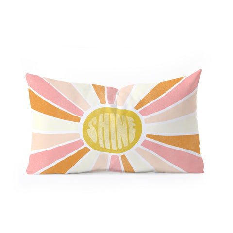 SunshineCanteen sundial shine Oblong Throw Pillow