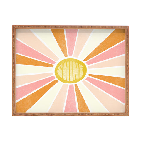 SunshineCanteen sundial shine Rectangular Tray