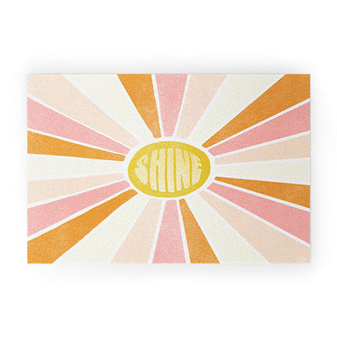 SunshineCanteen sundial shine Welcome Mat