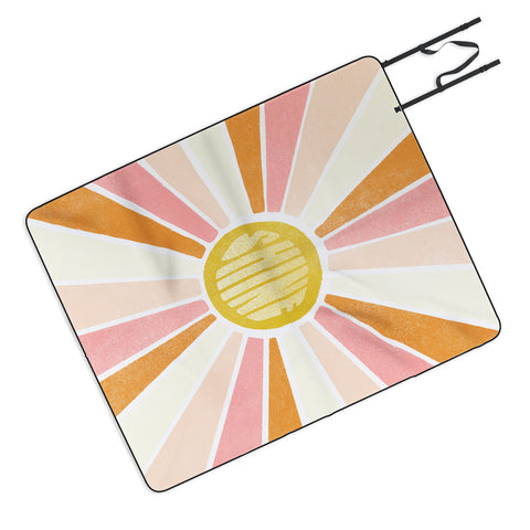 SunshineCanteen sundial shine Picnic Blanket