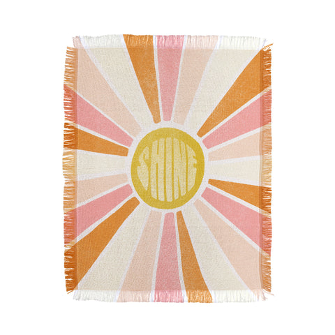 SunshineCanteen sundial shine Throw Blanket
