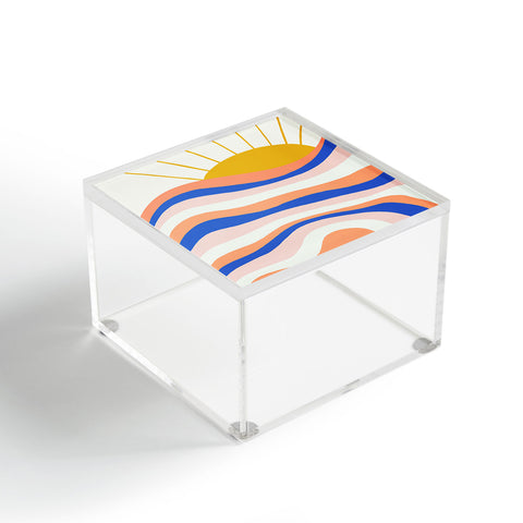 SunshineCanteen sunrise surf Acrylic Box