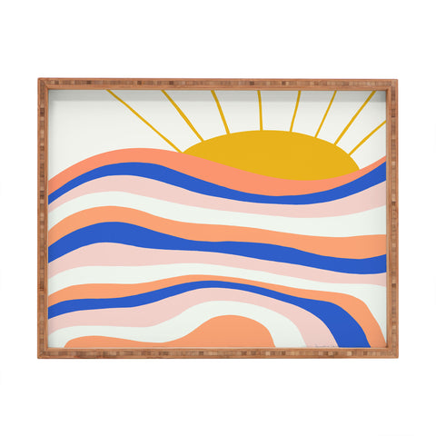 SunshineCanteen sunrise surf Rectangular Tray