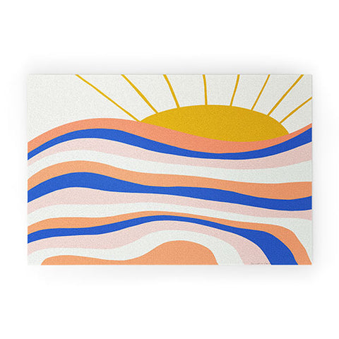 SunshineCanteen sunrise surf Welcome Mat
