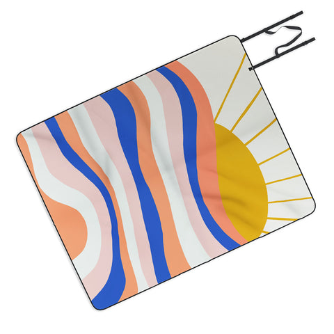 SunshineCanteen sunrise surf Picnic Blanket