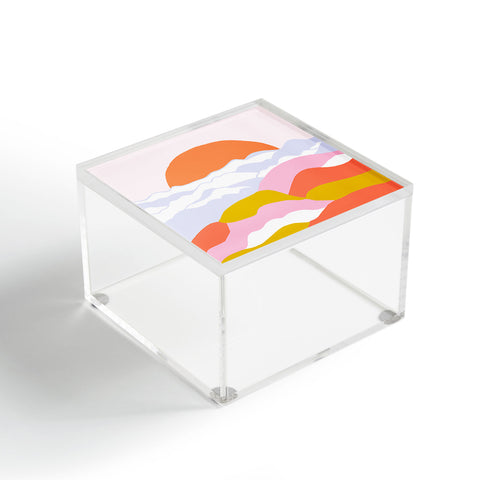 SunshineCanteen sunshine above the clouds Acrylic Box