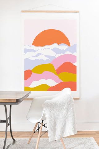 SunshineCanteen sunshine above the clouds Art Print And Hanger