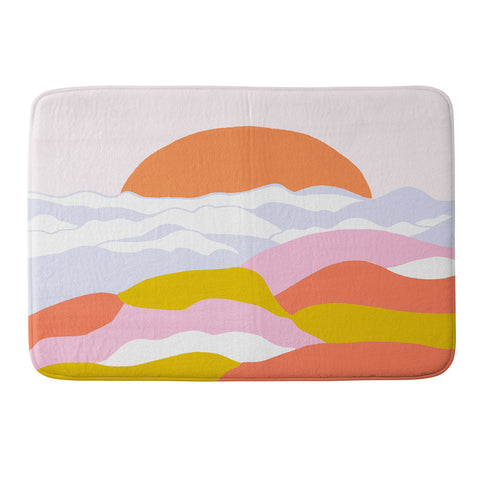 SunshineCanteen sunshine above the clouds Memory Foam Bath Mat