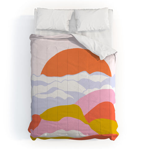 SunshineCanteen sunshine above the clouds Comforter