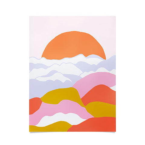 SunshineCanteen sunshine above the clouds Poster