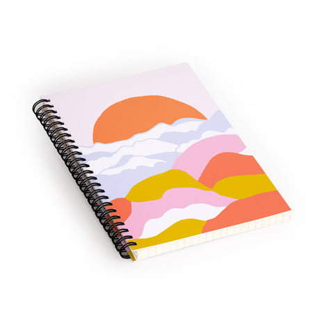 SunshineCanteen sunshine above the clouds Spiral Notebook